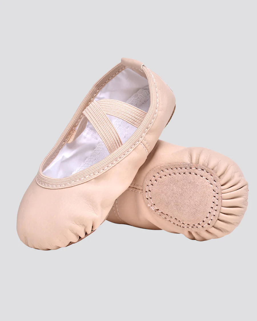 Kids Vegan Leather Ballet Shoe (split sole, no drawstring) - Image 2