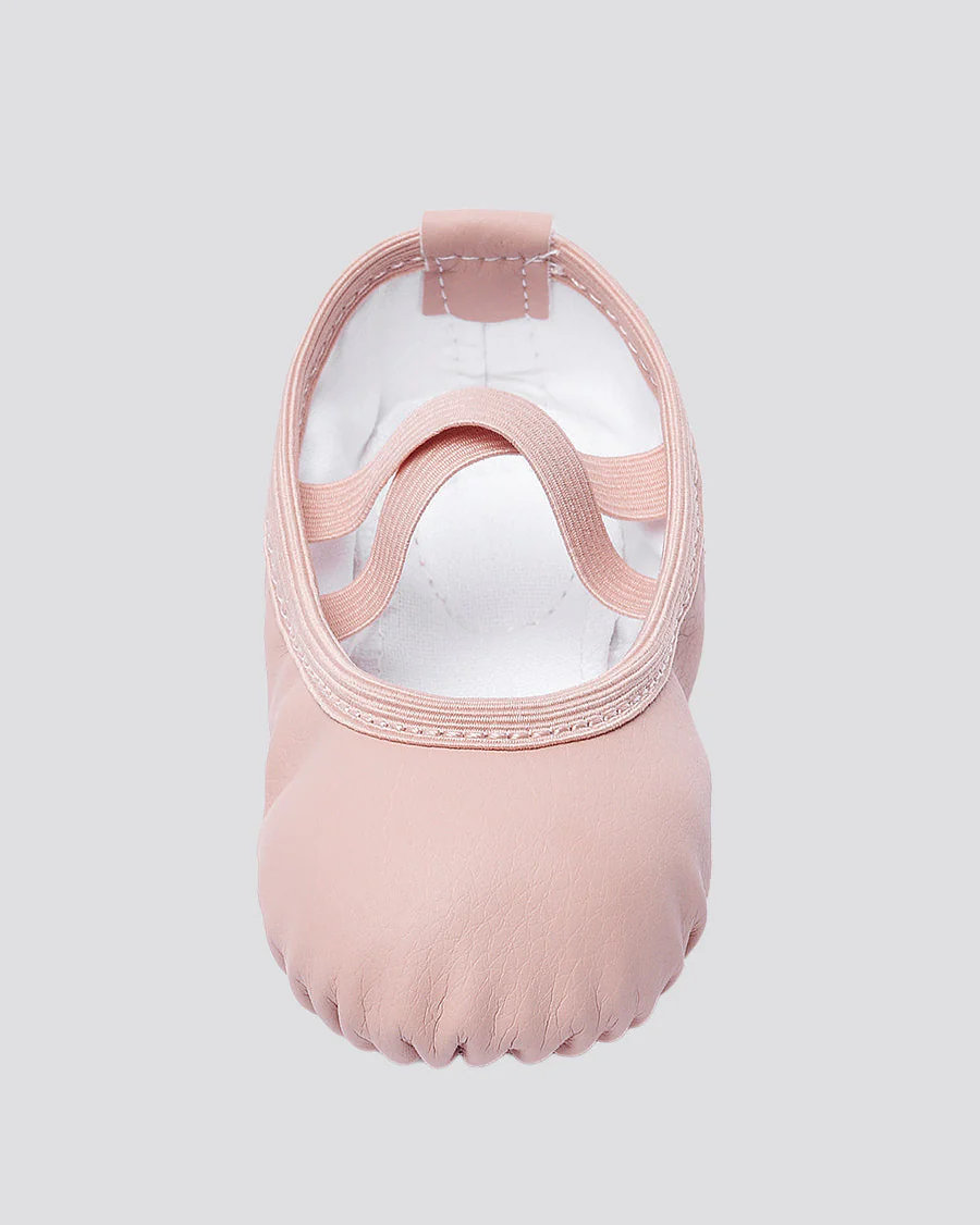Kids Vegan Leather Ballet Shoe (split sole, no drawstring) - Image 4