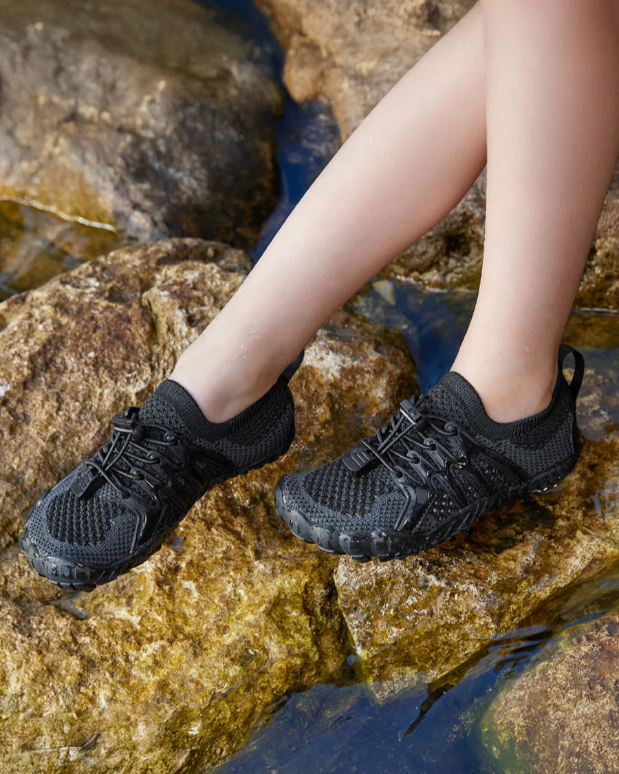 Kids AquaKnit Free-Toe Guarded Lace Water Shoe - Image 2