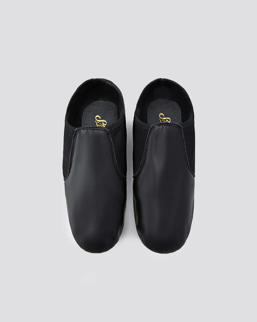 Kids Unisex Jazz Shoe Leather Slip-On Dance Shoe - Image 3