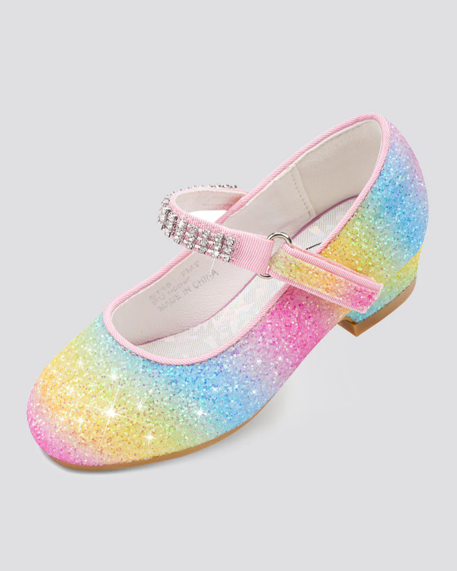 Girls Low Heel Mary Jane Dress Shoe - Image 3