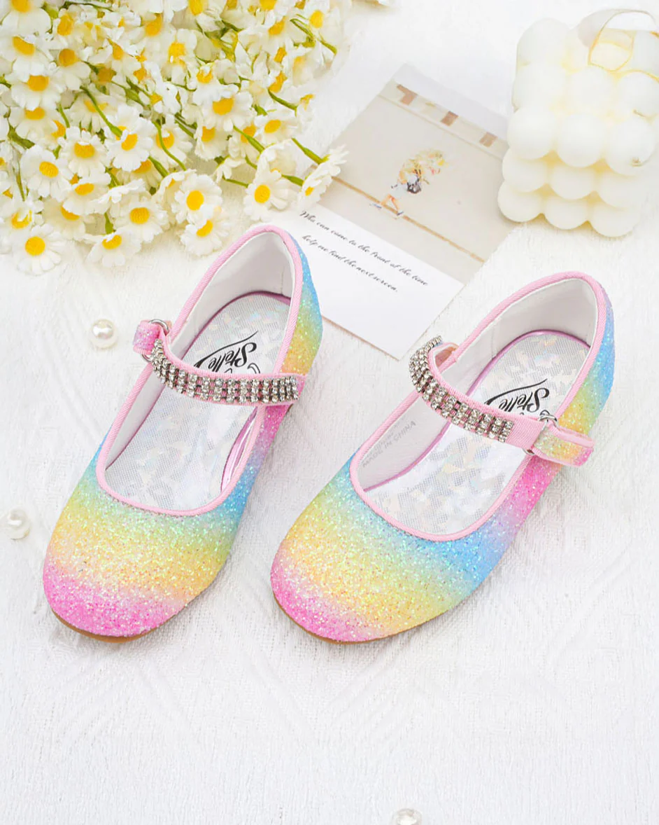 Girls Low Heel Mary Jane Dress Shoe - Image 4