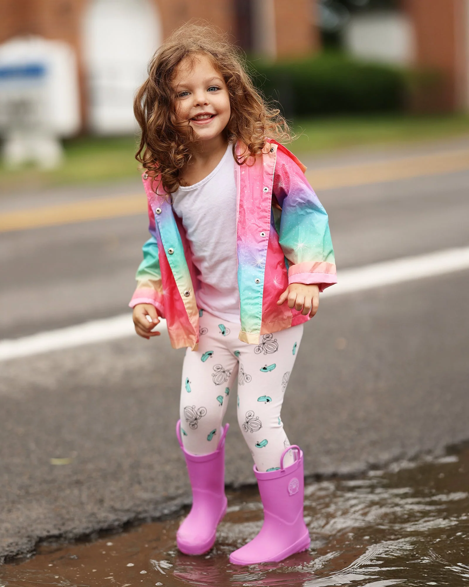 Make A Splash Kids Rubber Rain Boots - Image 5