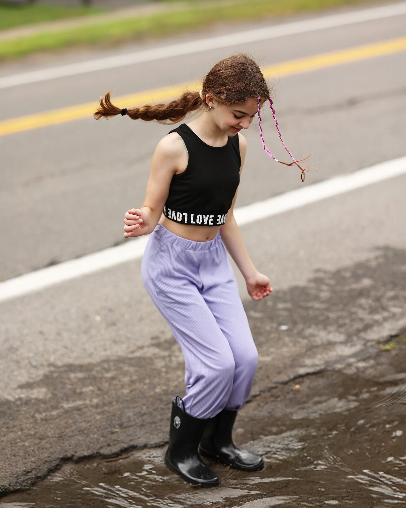 Make A Splash Kids Rubber Rain Boots - Image 3