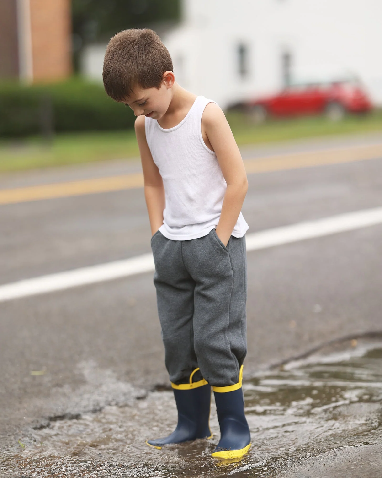 Make A Splash Kids Rubber Rain Boots - Image 4