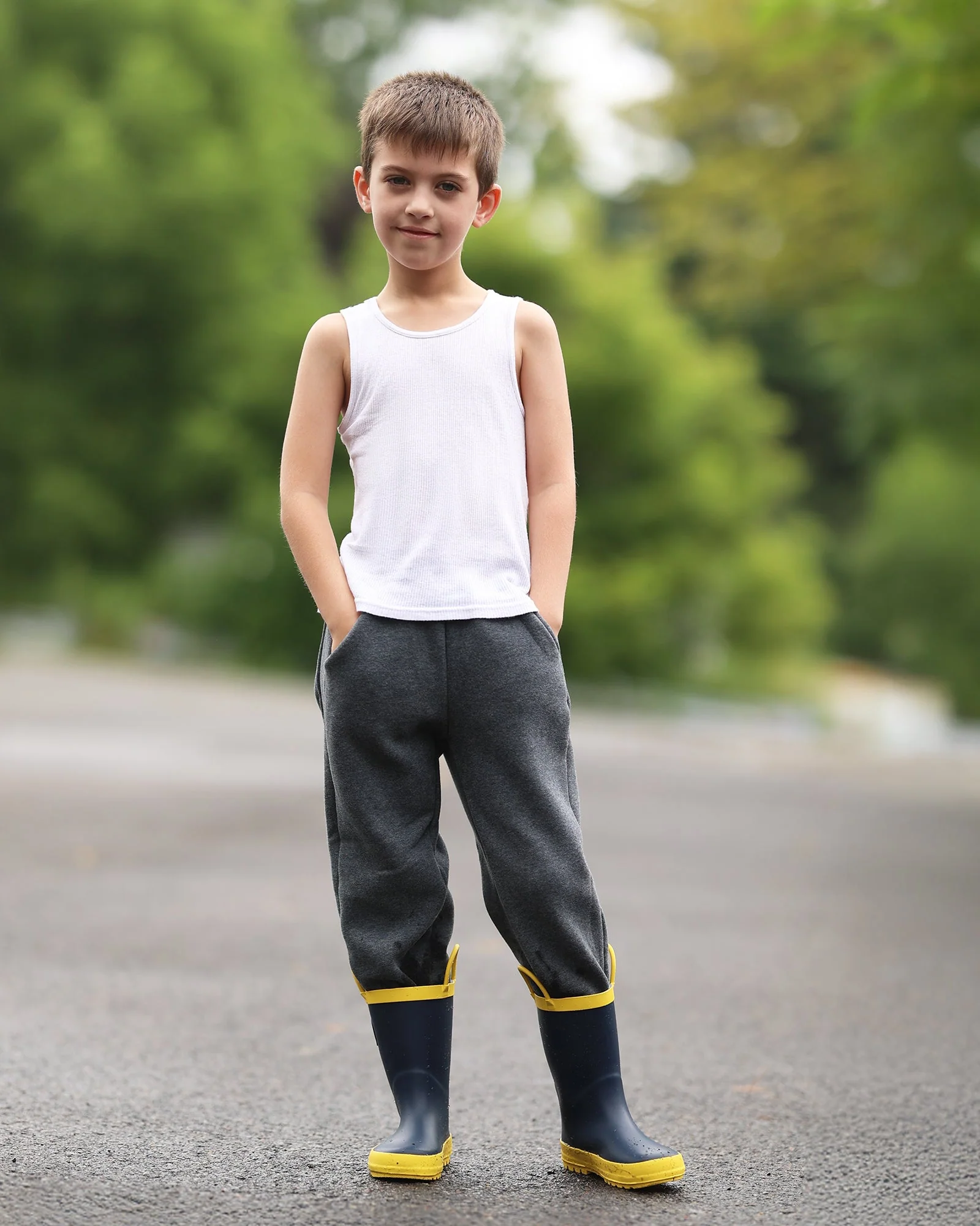 Make A Splash Kids Rubber Rain Boots - Image 5