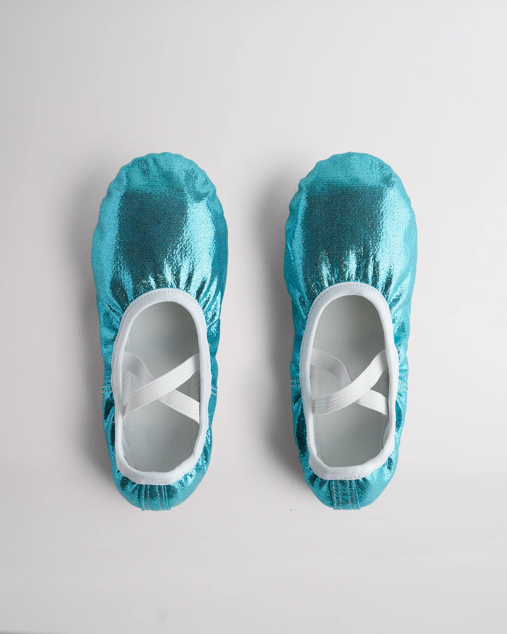 Kids Metallic Shimmer Ballet Shoe - Image 3