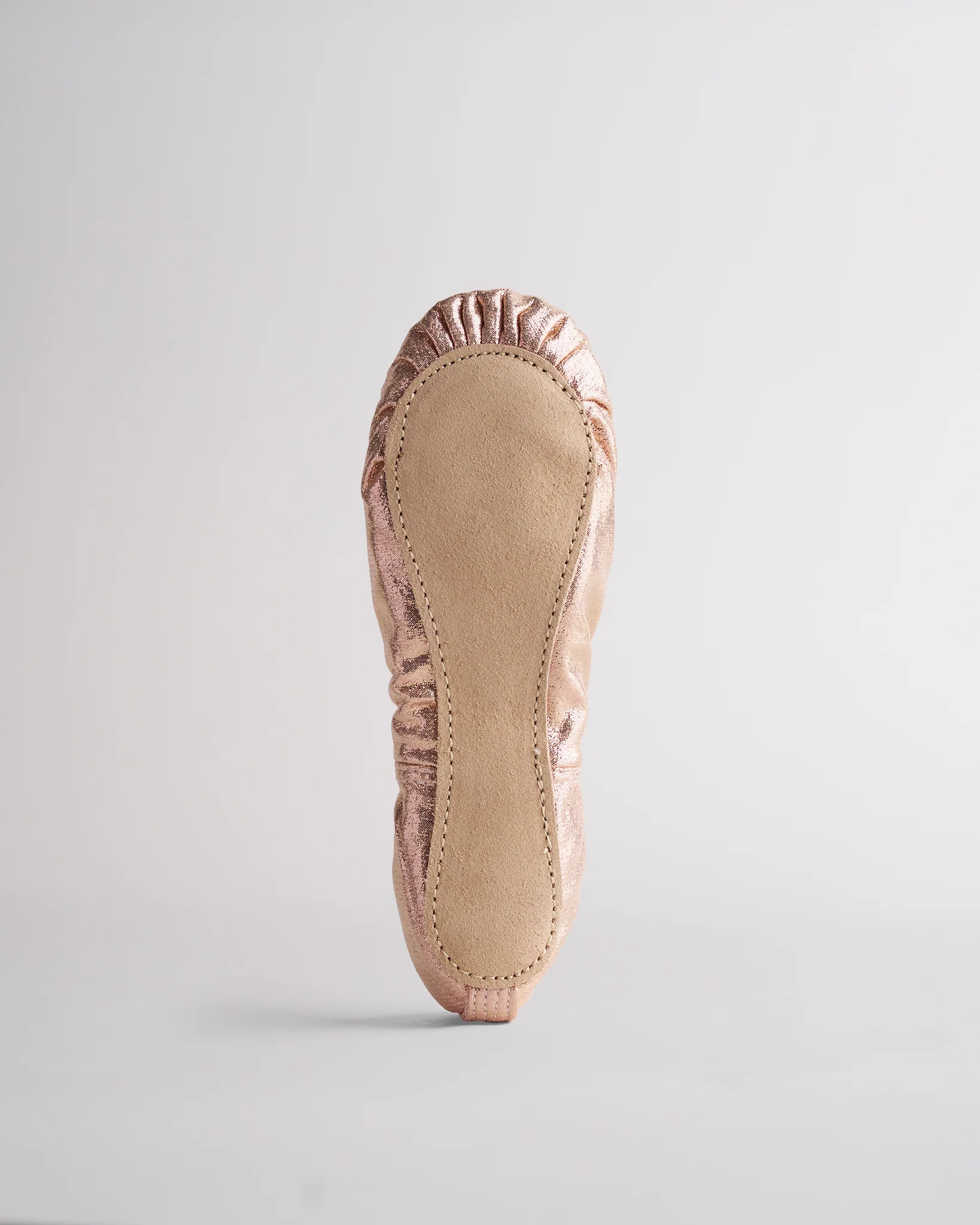 Kids Metallic Shimmer Ballet Shoe - Image 2