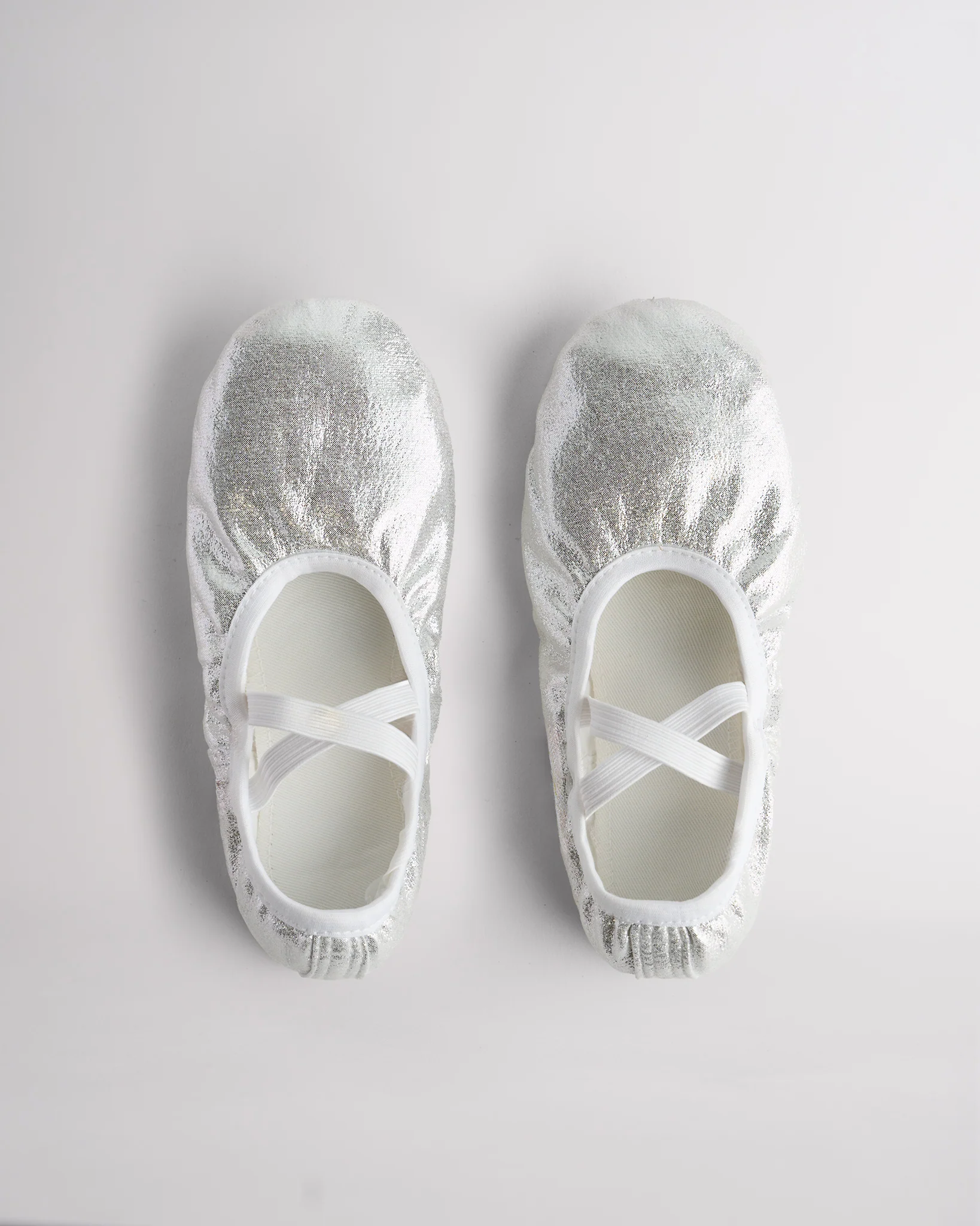 Kids Metallic Shimmer Ballet Shoe - Image 3