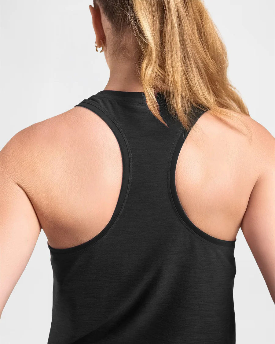 Cloud Essential Racerback Tank Top | Sleeveless High-Neck Workout Top - Image 4
