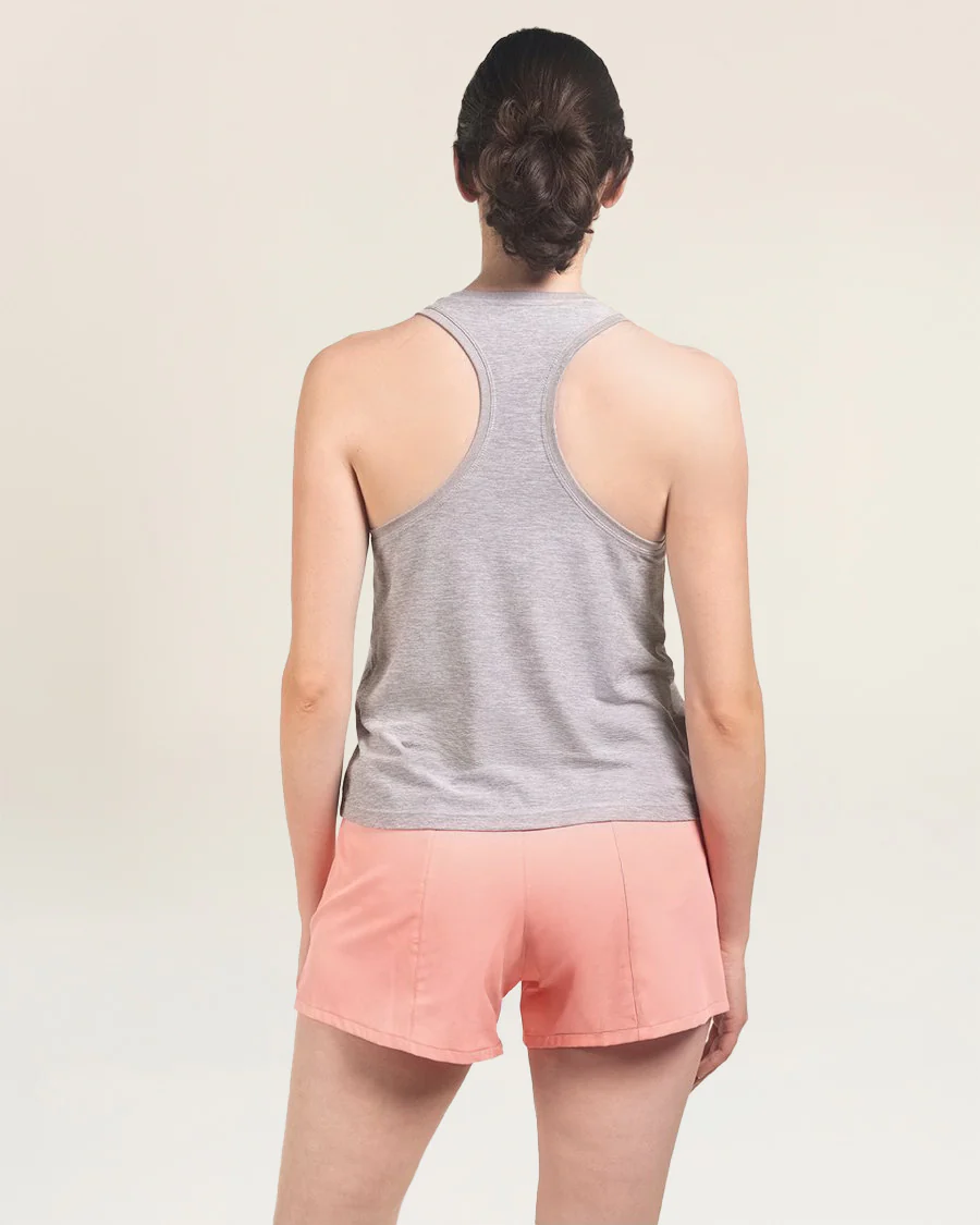Cloud Essential Racerback Tank Top | Sleeveless High-Neck Workout Top - Image 4