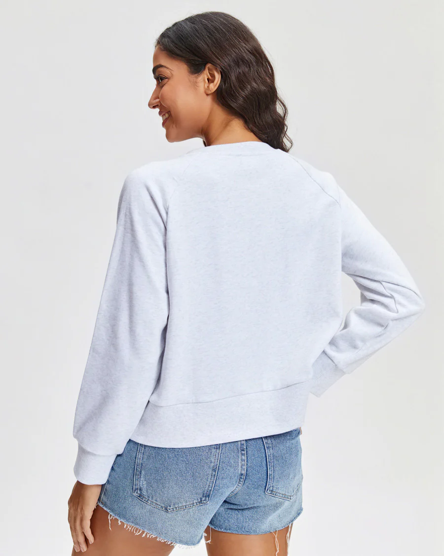 Raglan Sleeve Crewneck Sweatshirt - Image 2