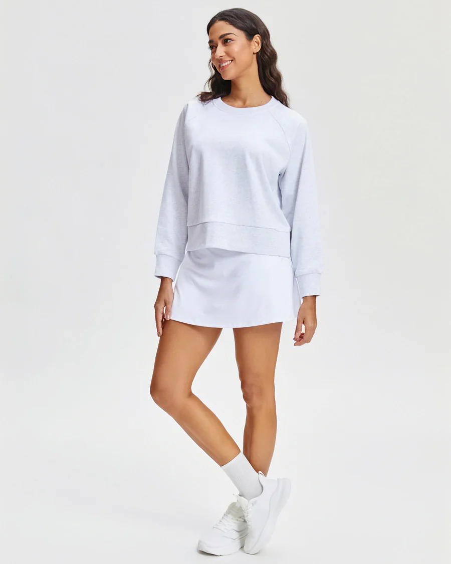 Raglan Sleeve Crewneck Sweatshirt - Image 3