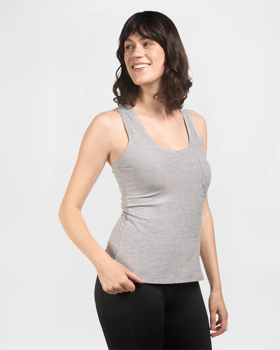 Cloud Essential Round-Neck Racerback Top - Image 3