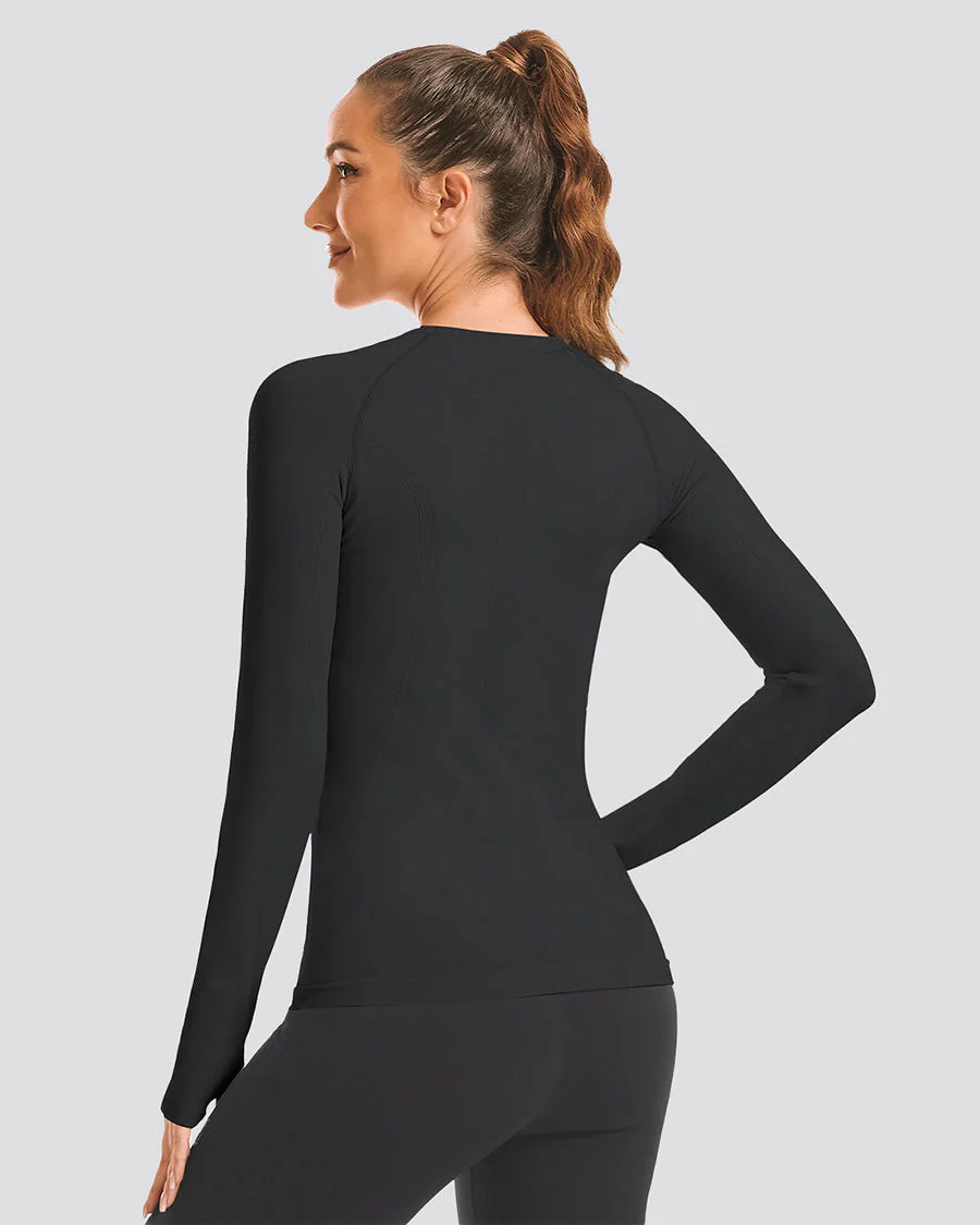 Seamless Long Sleeve Tops (Thumb Hole) - Image 2