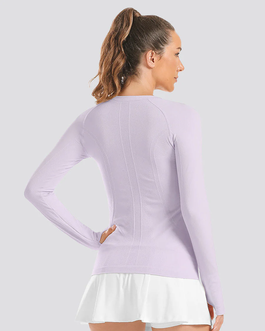 Seamless Long Sleeve Tops (Thumb Hole) - Image 2
