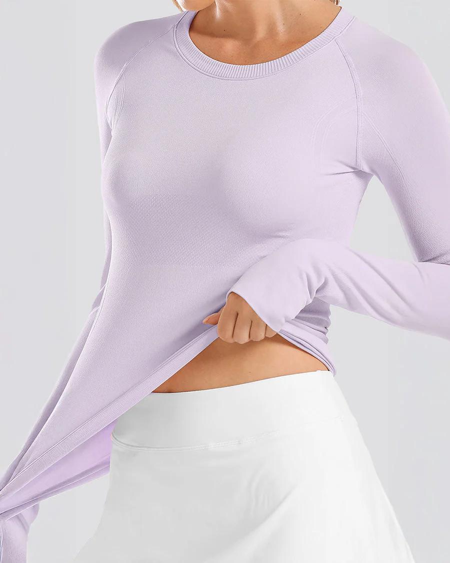 Seamless Long Sleeve Tops (Thumb Hole) - Image 3