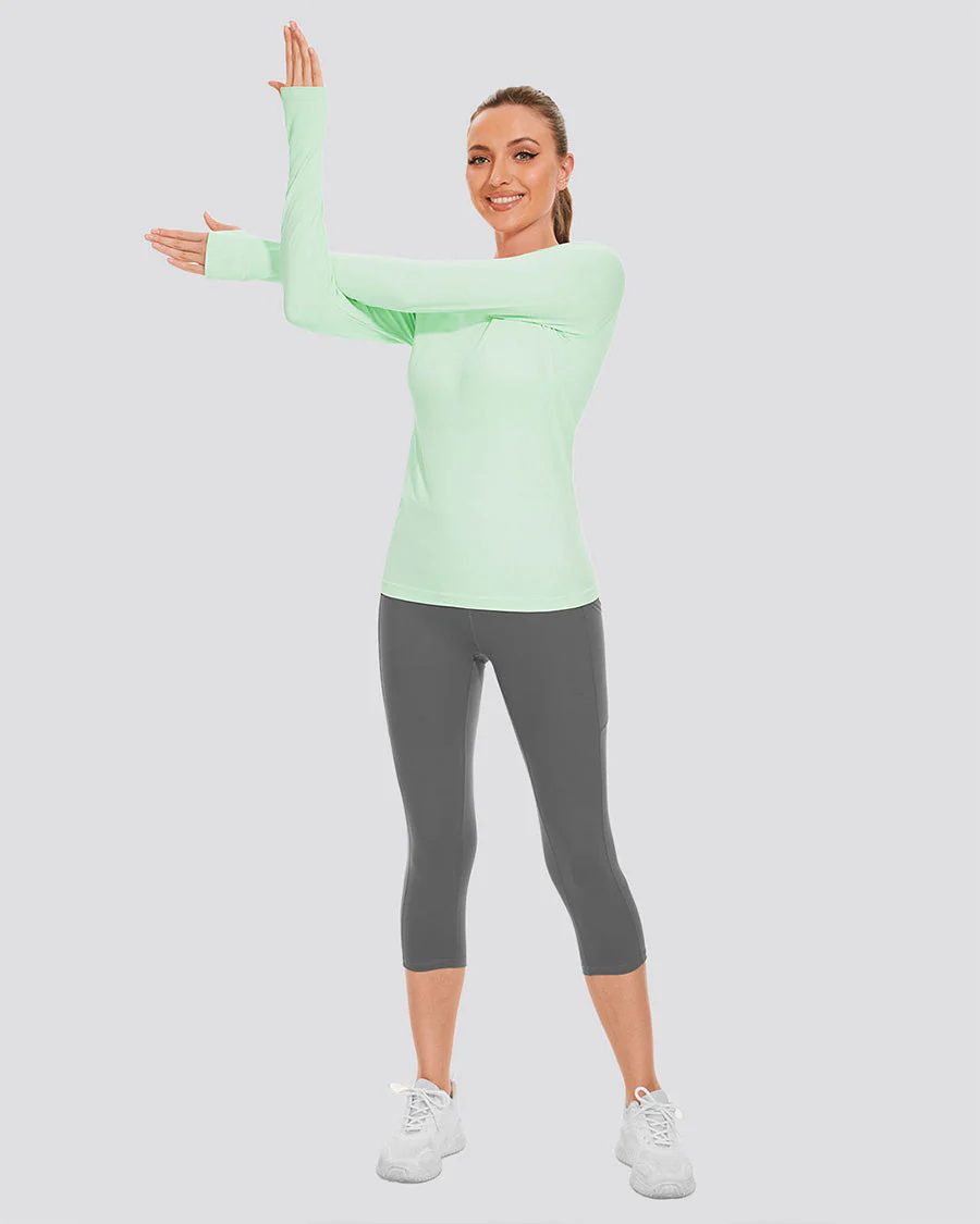 Seamless Long Sleeve Tops (Thumb Hole) - Image 2