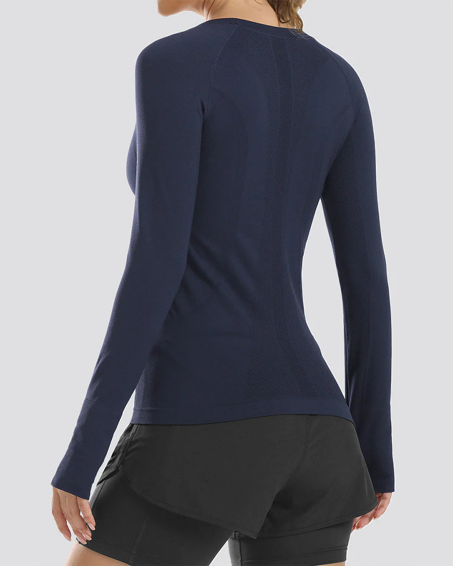 Seamless Long Sleeve Tops (Thumb Hole) - Image 2
