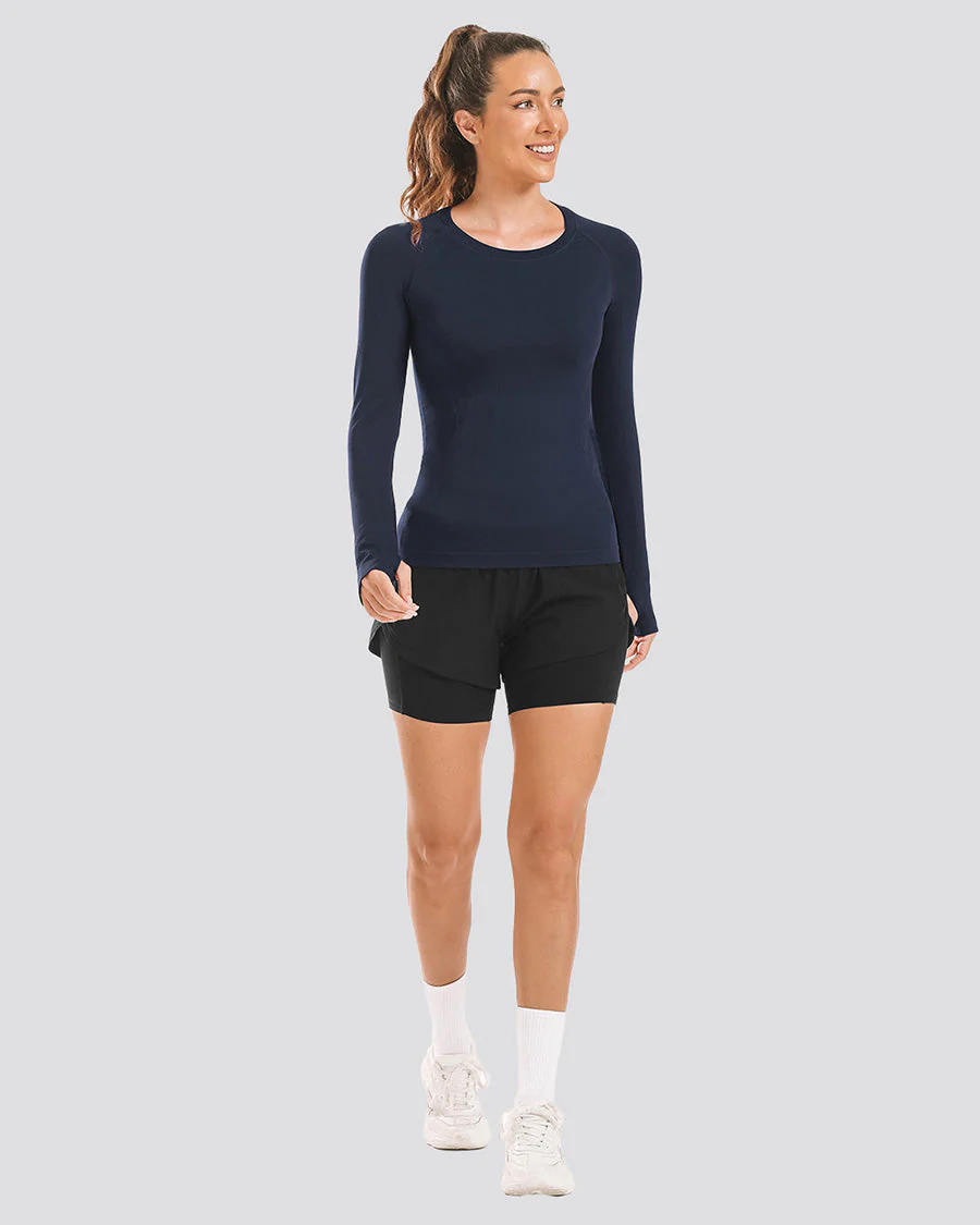 Seamless Long Sleeve Tops (Thumb Hole) - Image 4