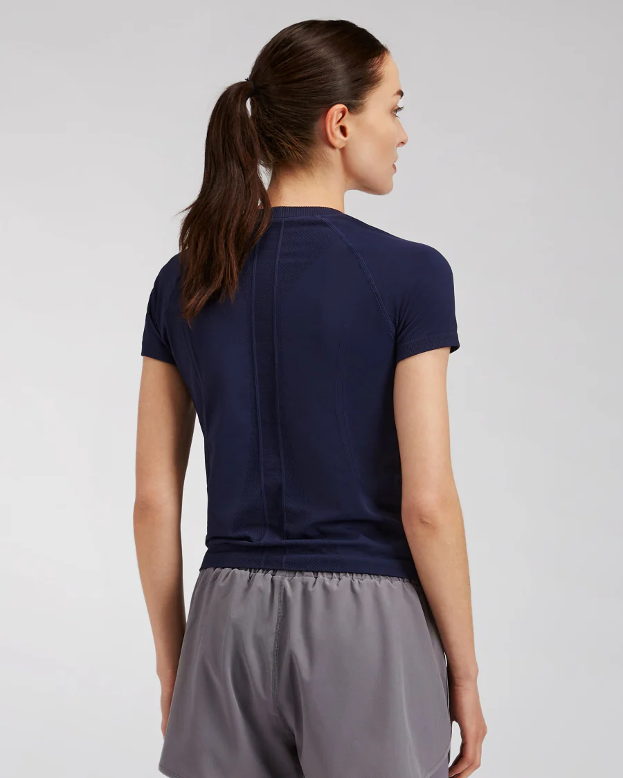 Seamless Short Sleeve Yoga Tops - Image 2