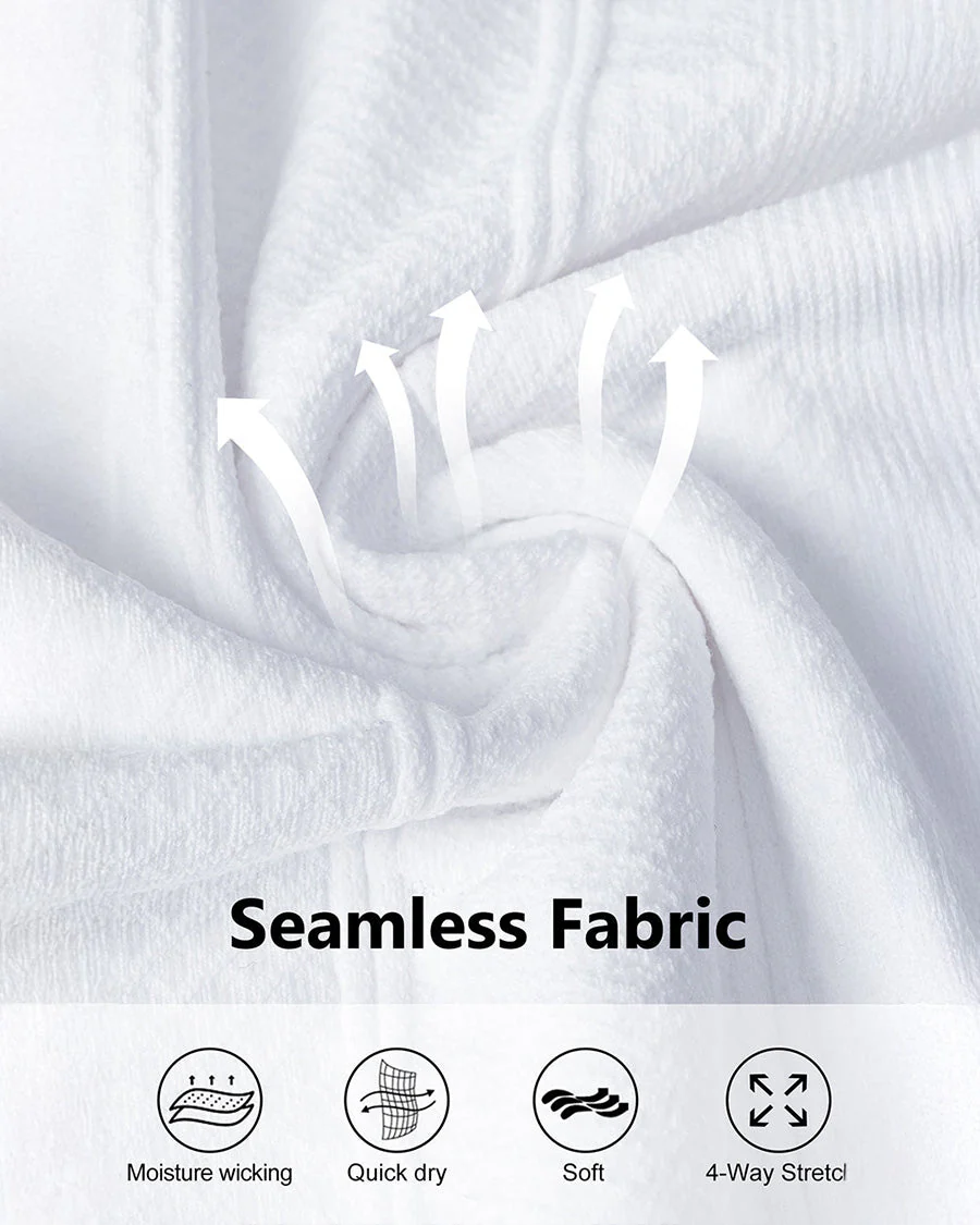 Seamless Short Sleeve Yoga Tops - Image 7