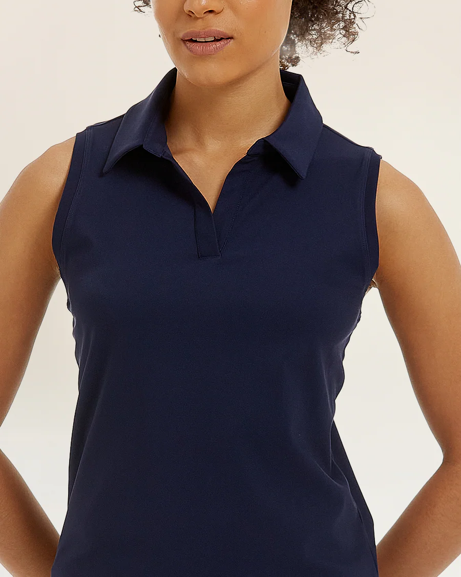 Classic Fit Sleeveless Polo Shirt 2.0 - Image 3