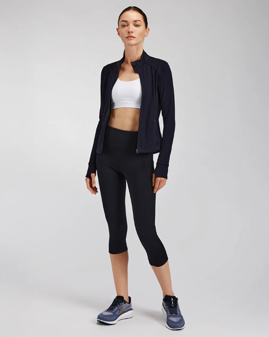 Slim-Fit Athletic Jacket | Full-Zip with Pockets - Image 4