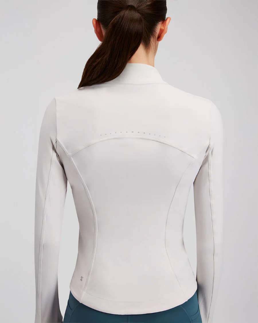 Slim-Fit Athletic Jacket | Full-Zip with Pockets - Image 3
