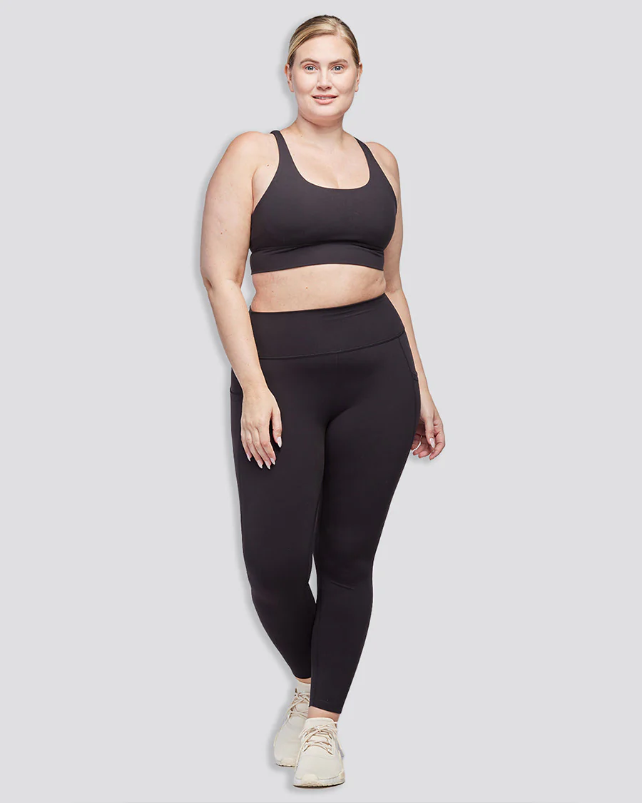SoftLuxe Criss Cross Back Strap Sports Bra - Image 3