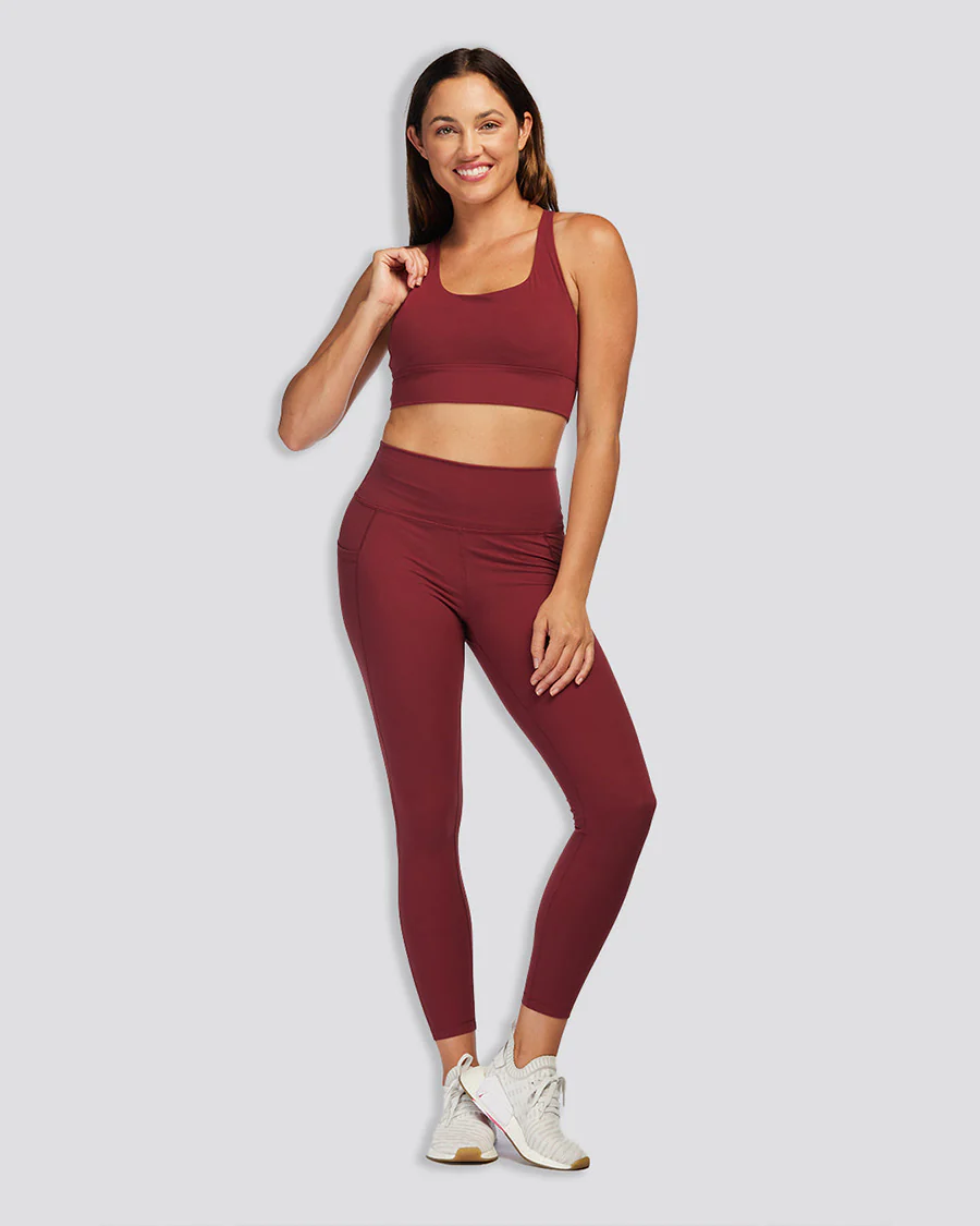 SoftLuxe Criss Cross Back Strap Sports Bra - Image 2