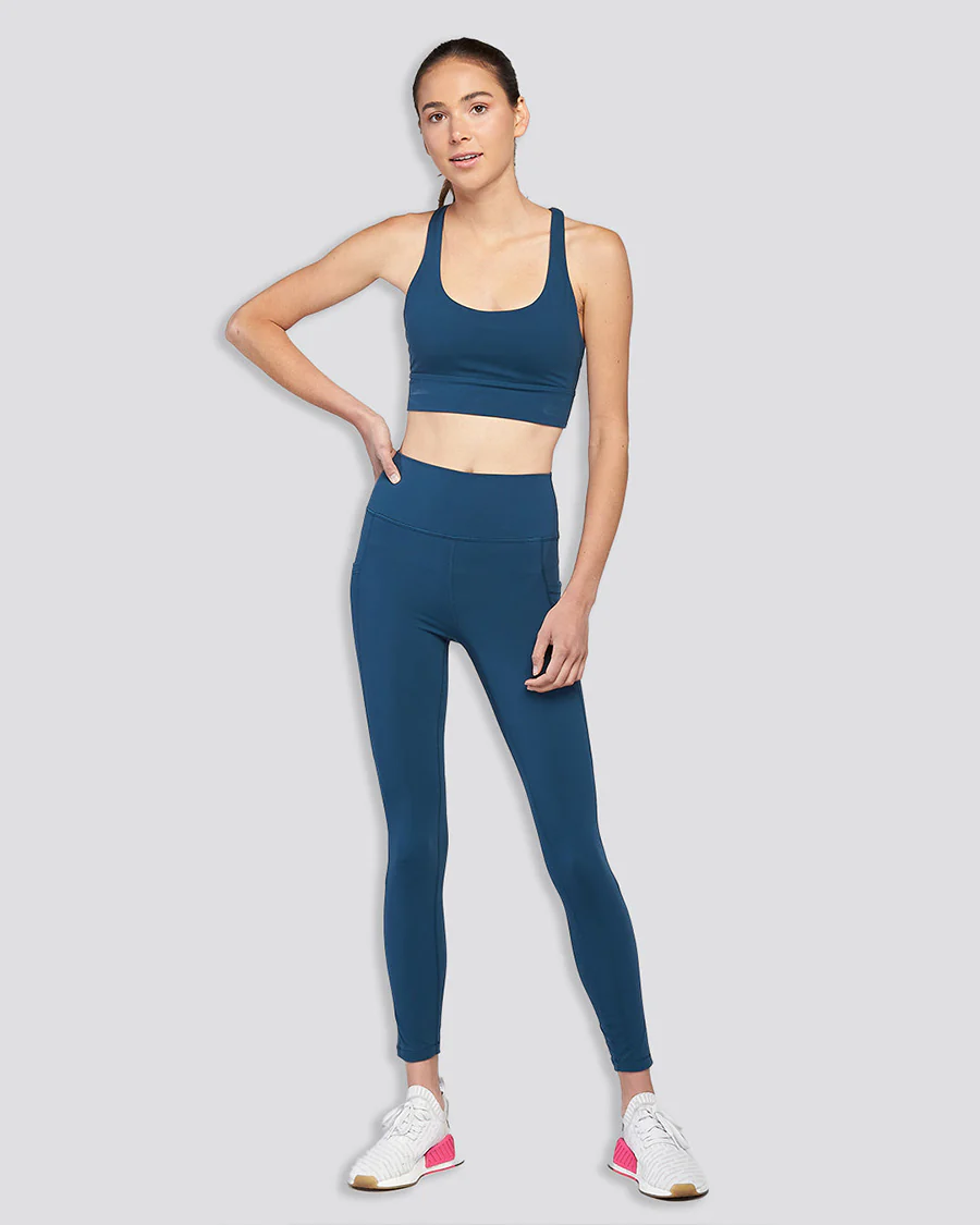 SoftLuxe Criss Cross Back Strap Sports Bra - Image 3