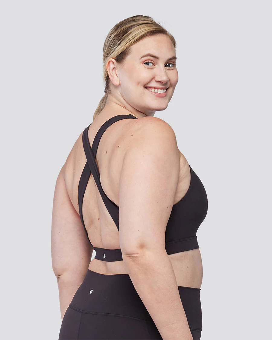 SoftLuxe Cross Back Sports Bra - Image 2