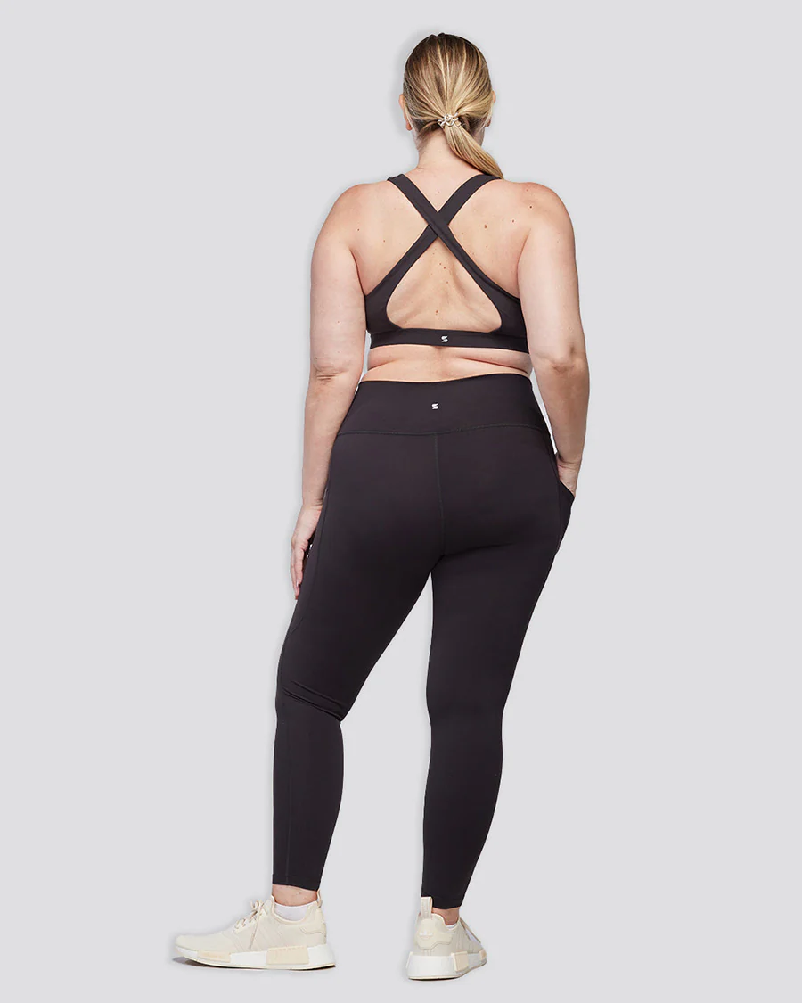 SoftLuxe Cross Back Sports Bra - Image 3