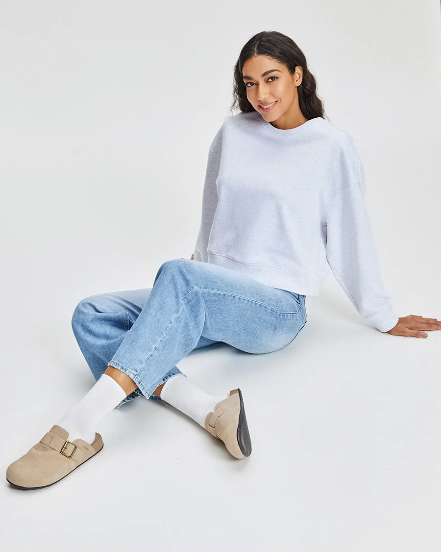 Square Buckle Suede Clog - Image 4