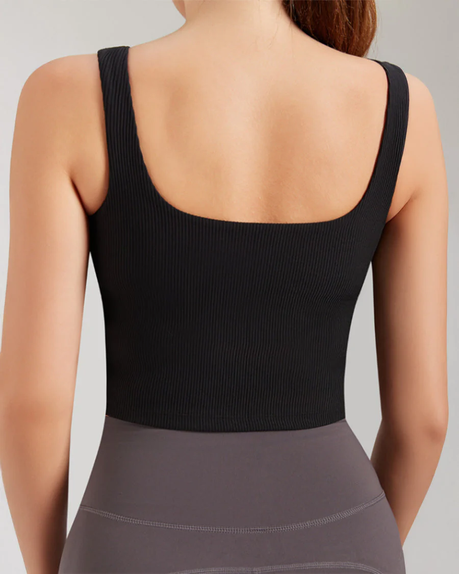 Square Neck Longline Tank Top - Image 2