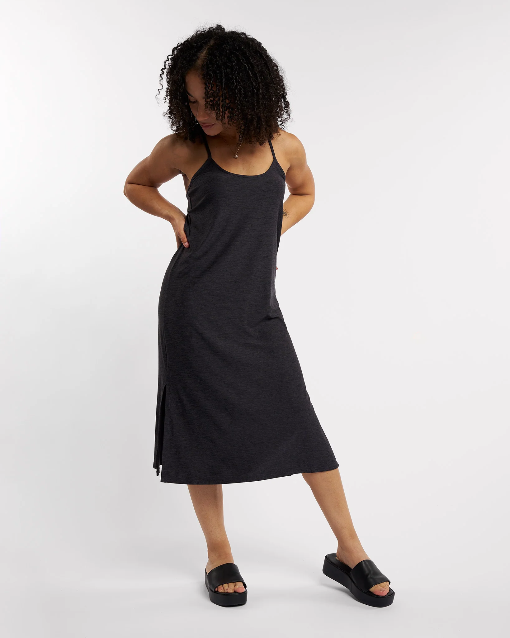 Cloud Essential Spaghetti Strap Slip Dress - Image 2