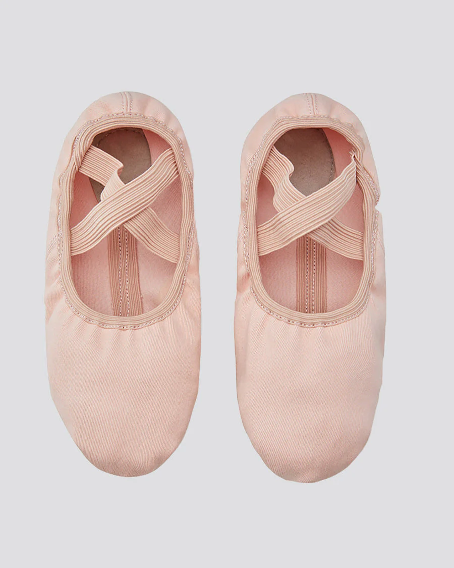 Adults Stretch Canvas Split Sole Ballet Shoe - Image 3