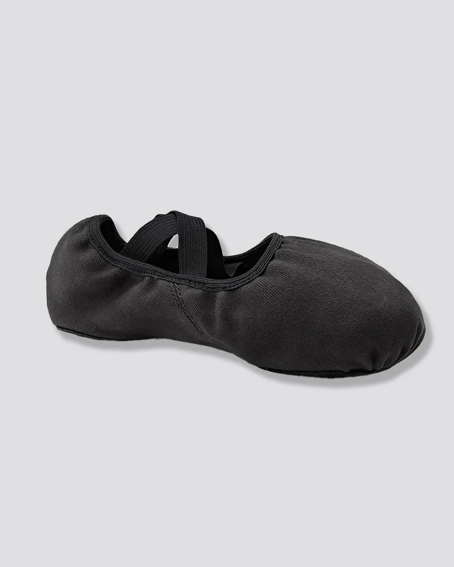 Adults Stretch Canvas Split Sole Ballet Shoe - Image 4