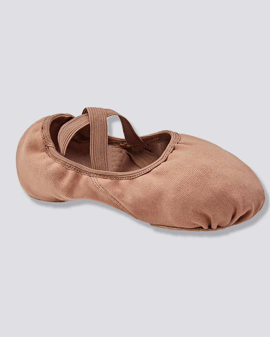 Adults Stretch Canvas Split Sole Ballet Shoe - Image 4