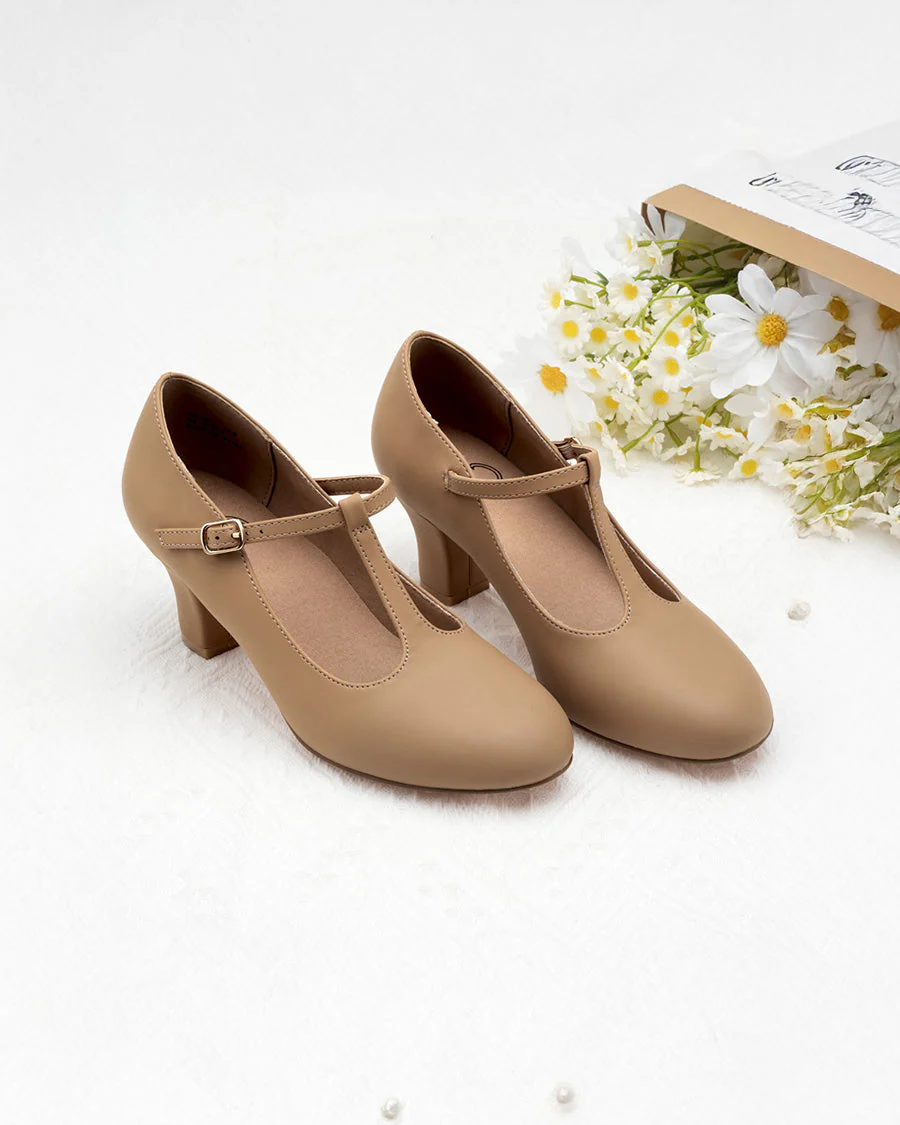 T-Strap Character Shoes with 2.5" Heel - Image 4