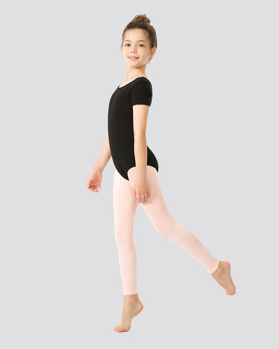 Girls Ultra Soft Footless Ballet Tights - Image 4