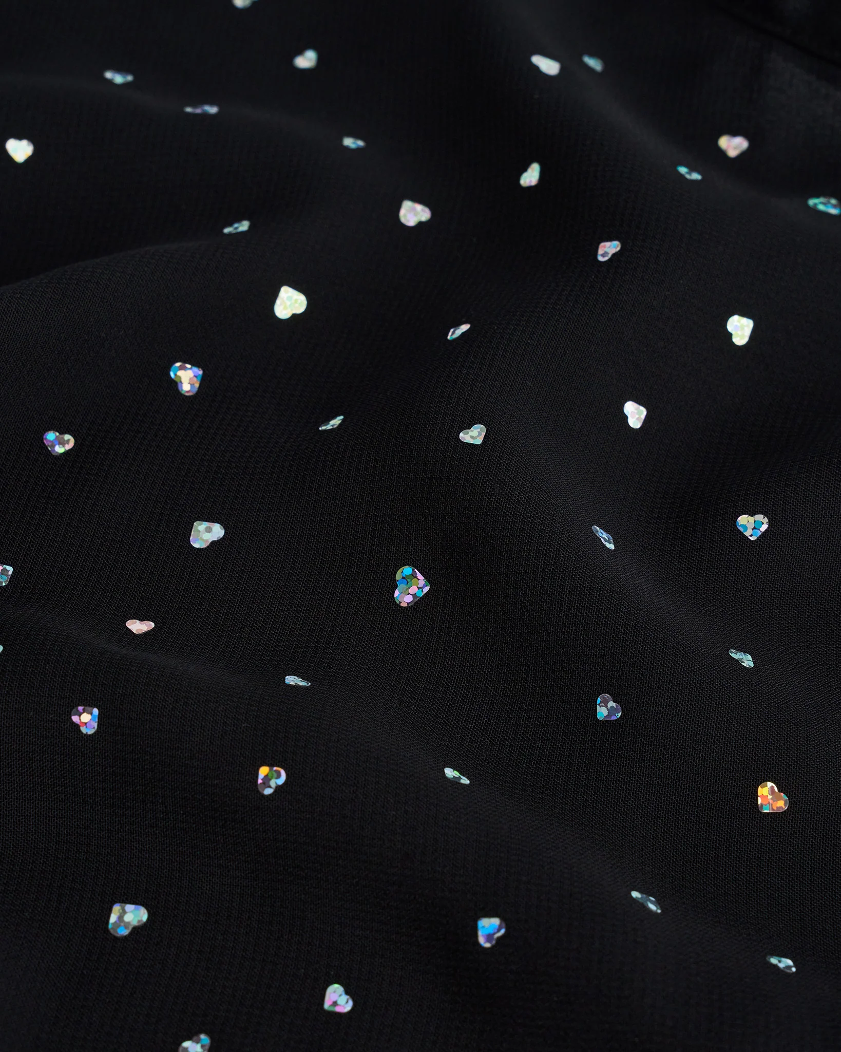 Girls Flutter Sleeve Scattered Sequin Ballet Leotard - Image 3