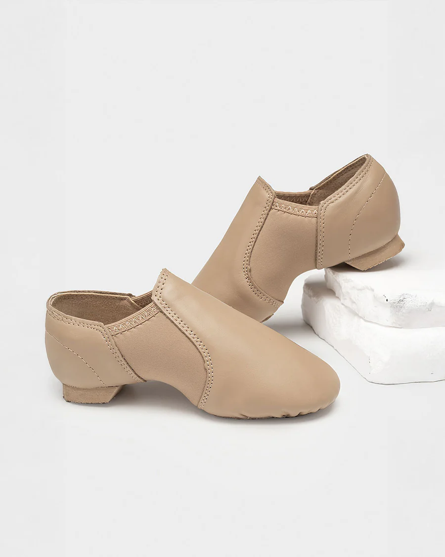 Kids Unisex Leather Jazz Shoe - Image 2