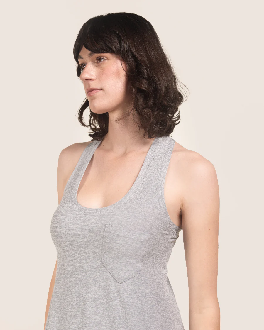 Cloud Essential Wide Strap A-Line Long Dress - Image 3