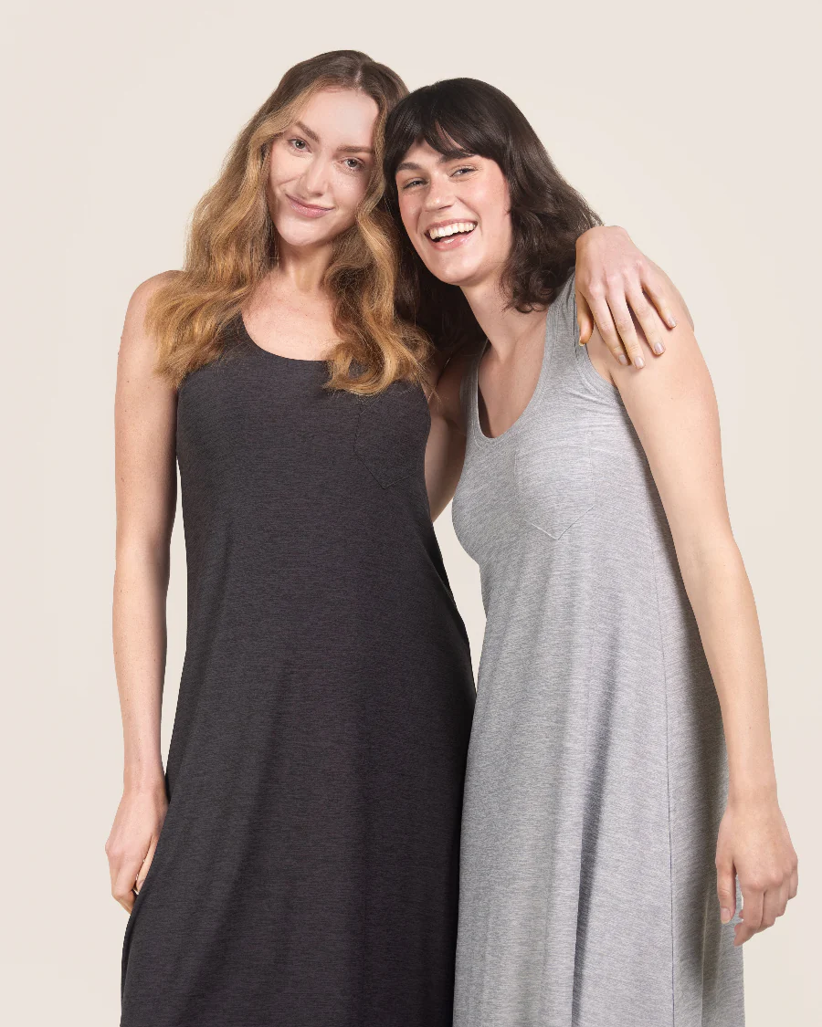 Cloud Essential Wide Strap A-Line Long Dress - Image 6
