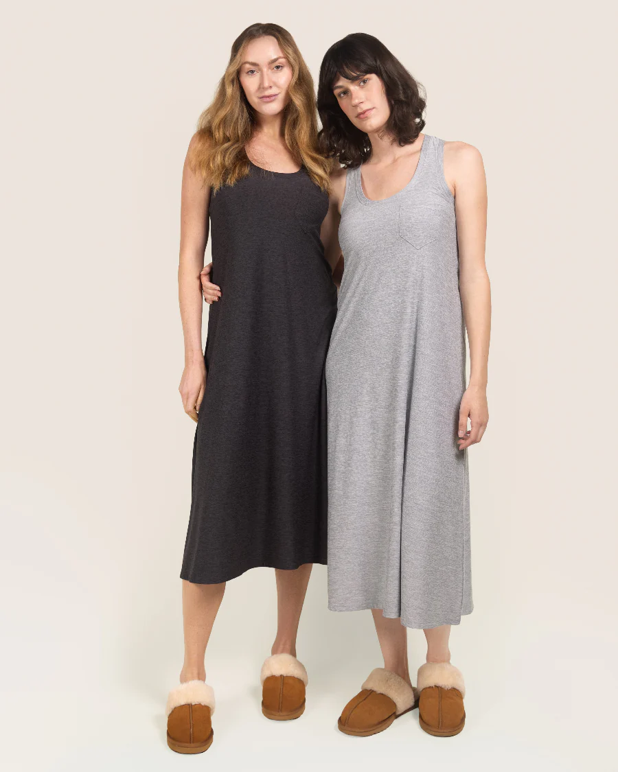 Cloud Essential Wide Strap A-Line Long Dress - Image 7