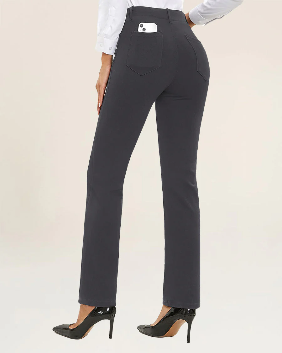 Women Business Casual Work Pant | Straight 30'' - Image 2