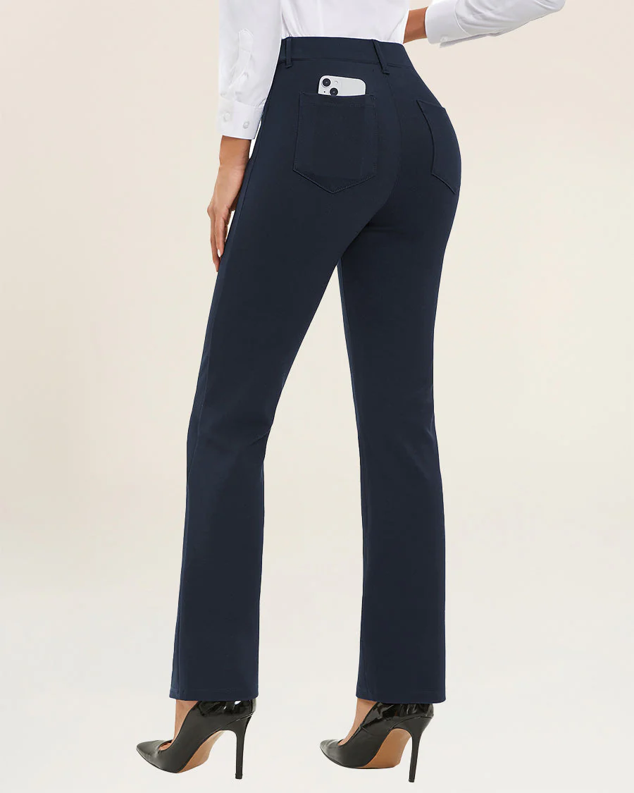 Women Business Casual Work Pant | Straight 30'' - Image 2