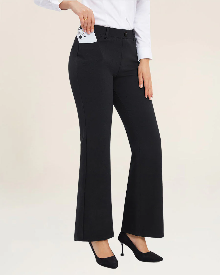 Women Classic Dress Pant  | Wide 31'' - Image 3